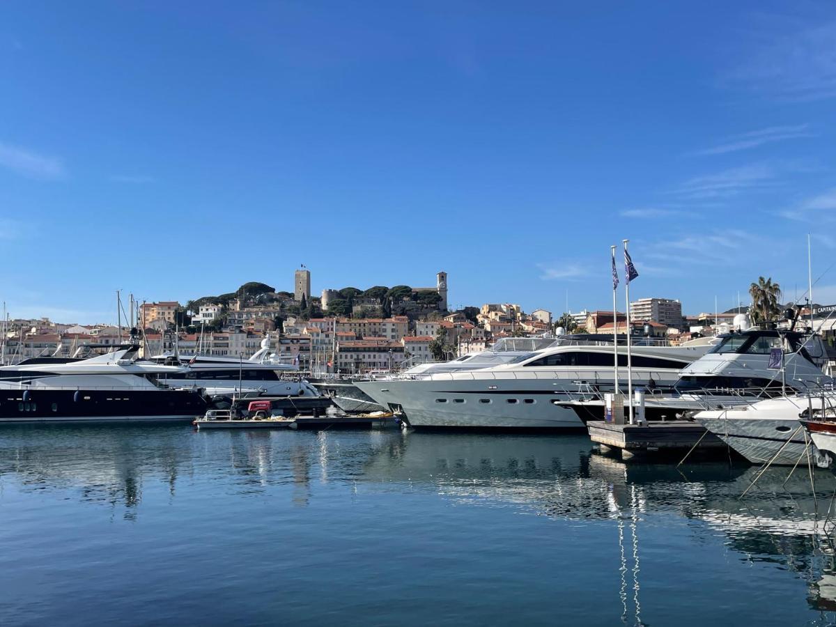 Cannes : Agreable Et Lumineux Appartement Vue Mer Eksteriør bilde