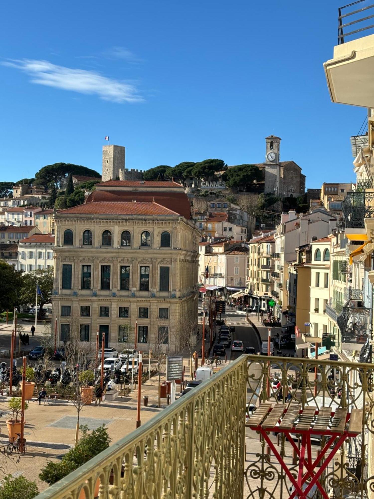 Cannes : Agreable Et Lumineux Appartement Vue Mer Eksteriør bilde